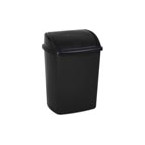 Trash can with swing lid 15...