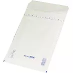 OFFICE products luchtkussenenveloppen, met stripsluiting, 220 x 265 mm, wit, pak van 10 stuks
