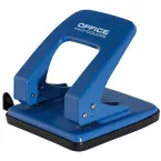 OFFICE products hole punch, 40 sheets, metal, blue