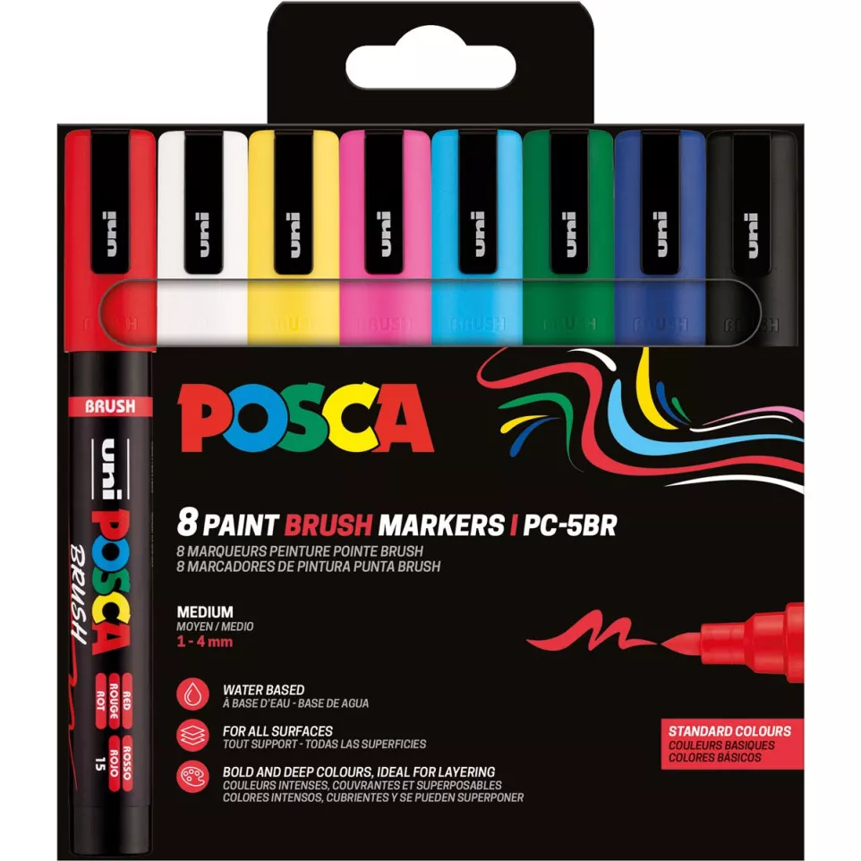 Uni Posca marqueurs peinture PC-5BR,...