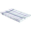 Handdoek Christelle, ft 50 x 70 cm, geruit, groen blauw, pak van 6 stuks