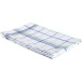 Handdoek Christelle, ft 50 x 70 cm, geruit, groen blauw, pak van 6 stuks
