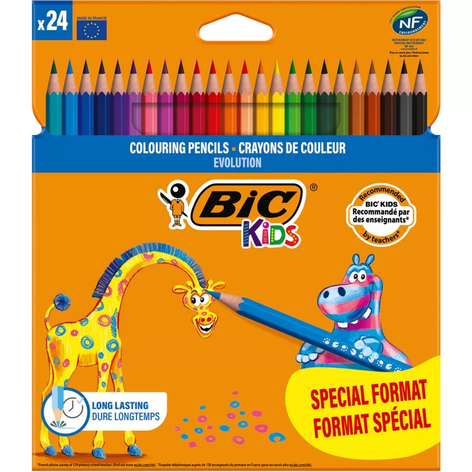 Bic Kids crayon de couleur Evolution,...