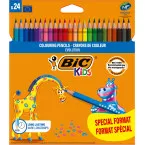 Bic Kids crayon de couleur Evolution, blister de 18 + 6 gratuit
