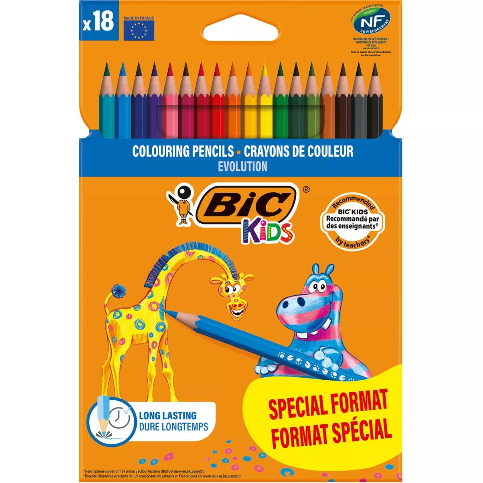 Bic Kids crayon de couleur Evolution,...