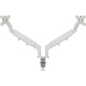 Leitz Ergo Space Saving Dual Monitor Arm Light Grey