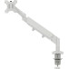 Leitz Ergo bras d'écran à faible encombrement, simple, gris clair