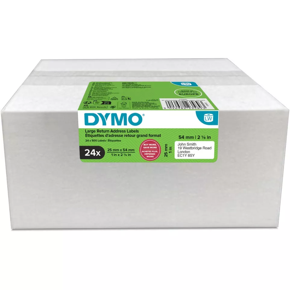 Dymo etiketten LabelWriter ft 25 x 54...