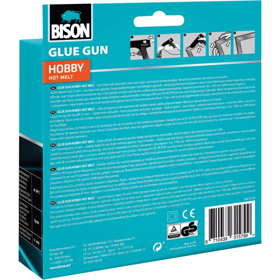 Bison pistolet à colle Hobby
