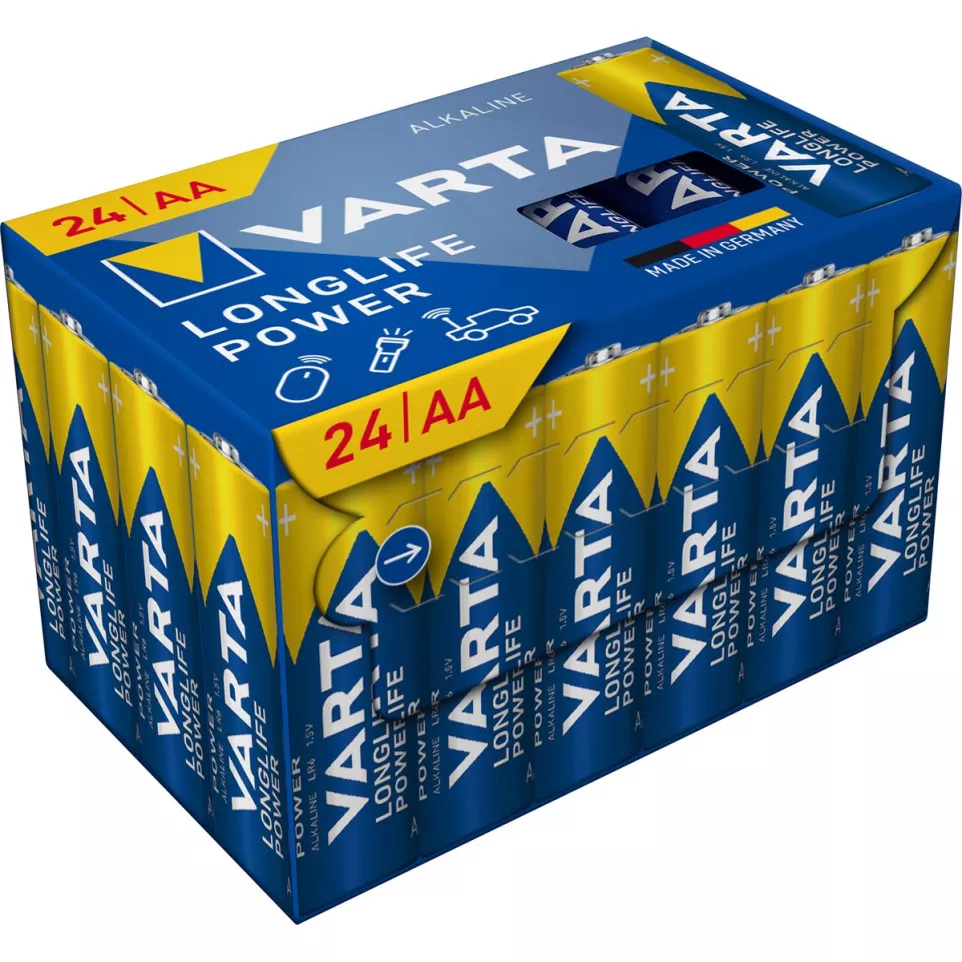 Varta batterij Longlife Power AA, pak...
