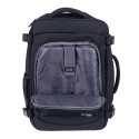 Donau Travel Warsaw Backpack, 23L, 15.6", Black