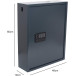 Pavo Magnettag Key Cabinet for 100 Key Fobs Dark Grey