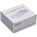 Pavo Magnettag porte-clés, paquet de 10 pièces, assorti