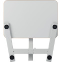 Leitz Ergo Small Foldable Sit Stand Desk Manual Height Adjustable on Legs