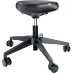 Leitz Ergo tabouret Assis actif avec assise confortable, avec roulettes, noir