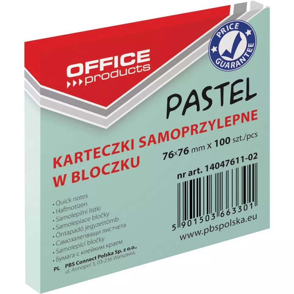 OFFICE products memoblok Pastel, 76 x...