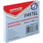 OFFICE Products Pastel Memo Block 76 x 76 mm 100 sheets pastel blue