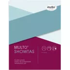 Multo pochette perforée ft A4, perforation 23 trous, 80 microns, grainée, paquet de 10 pièces