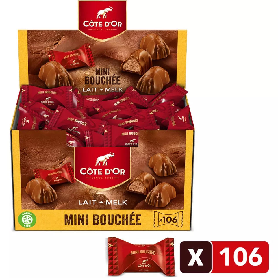 Côte d'Or mini Bouchée, chocolat au...