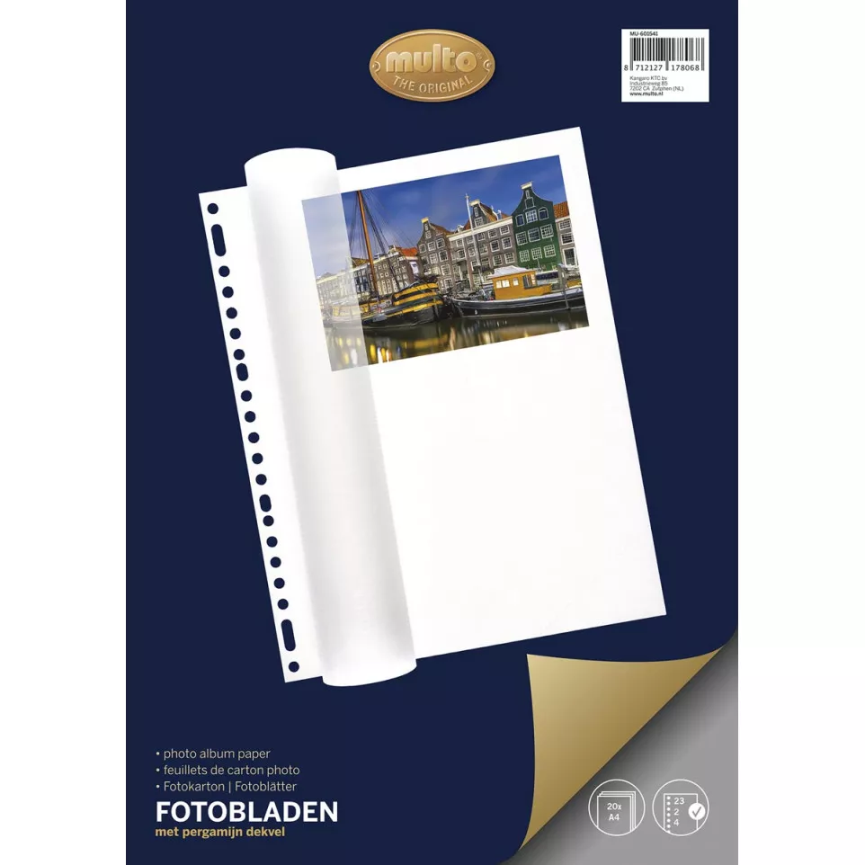 Multo fotopapier, ft A4, 23-gaats,...