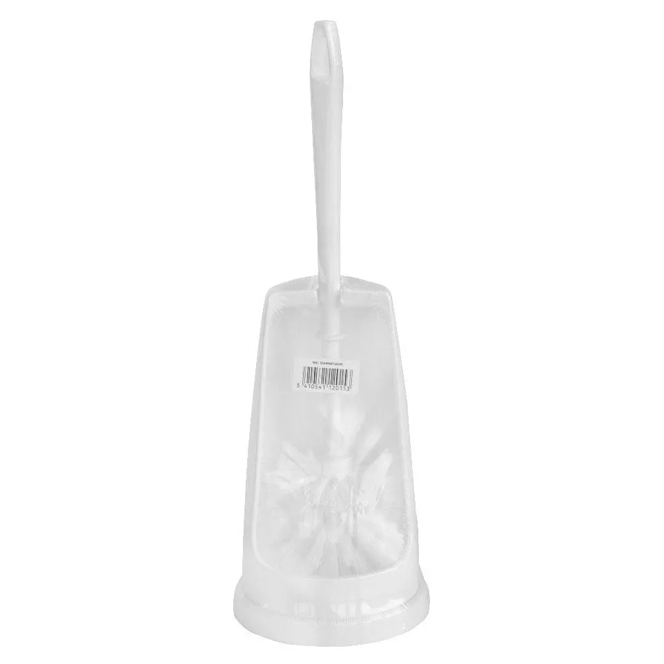 High Model White Toilet Brush