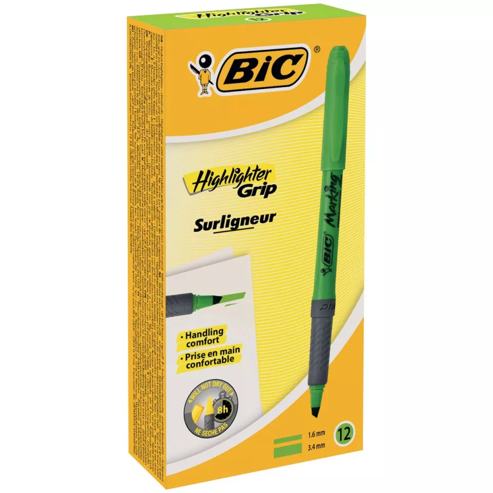 Bic markeerstift Highlighter Grip...