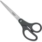 Leitz Titanium Tip Office Scissors, 18 cm, Blister 1 pc, Grey