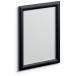 Durable cadre porte-affiche, en aluminium, ft A4, noir