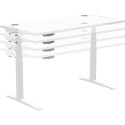 Fellowes Levado bureau assis-debout structure réglable, blanc