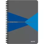 Leitz Office carnet de notes, ft A5, couverture en PP, ligné, bleu