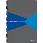 Leitz Office carnet de notes, ft A4, couverture en PP, ligné, bleu