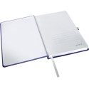 Leitz Style Notebook A5 Ruled Hard Cover Blue