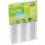Plum QuickFix navulling voor pleisterautomaat, 30 detecteerbare blauwe pleisters, extra lang