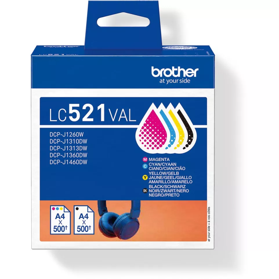 Genuine Brother LC521VAL Ink...