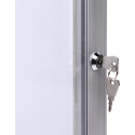 Vitrine voor binnen en buiten, ft 4 x A4 (670 x 500 mm)