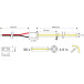 LED COB Waterdicht 5mx8mm 24V neutraal wit 4000K 12W/m-960lm/m IP65 / 5m