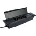 Flat-Box 3 Outlets + 2 USB (A+C) Black Cable + Plug 1.8m / pce