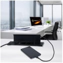 Flat-Box 3 Outlets + 2 USB (A+C) Black Cable + Plug 1.8m / pce