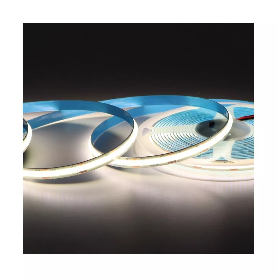 LED COB SOFT 5mx8mm 12V neutraal wit....