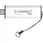 Q-CONNECT USB-C stick 3.2 Gen1, zilver, 128 GB