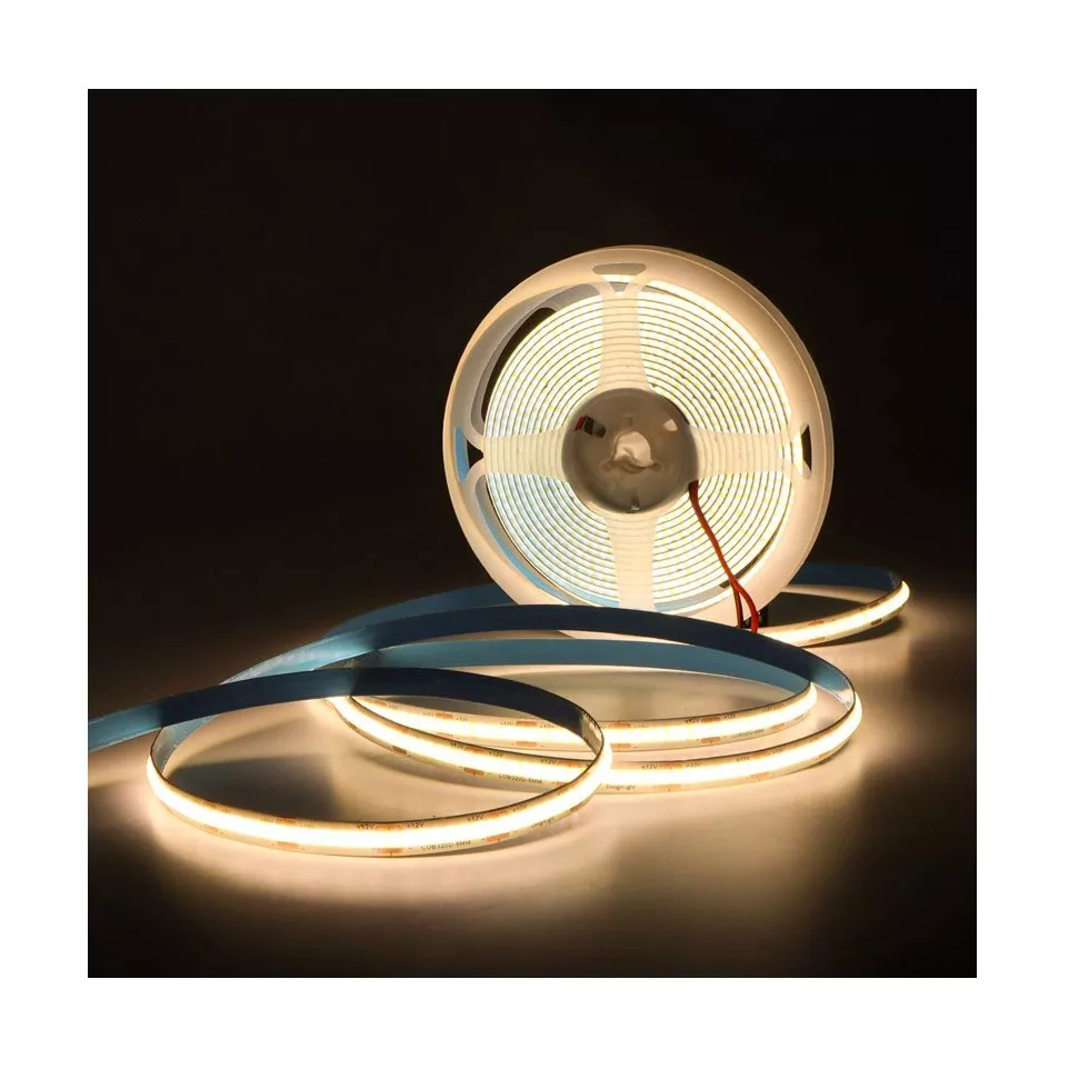 LED COB SOFT Strip 5mx8mm 12V Warm...