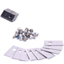 Set van 18 reservemessen DCM voor robotgrasmaaiers / pce