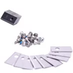 Set of 18 DCM Replacement Blades for Robot Lawn Mower / pce