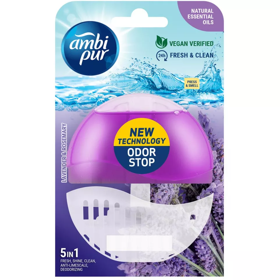 Ambi Pur Toilet Block 5 in 1 Lavender...