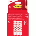 Command languettes, large, blanc, blister de 8 pièces