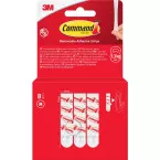 Command languettes, medium, blanc, blister de 8 pièces