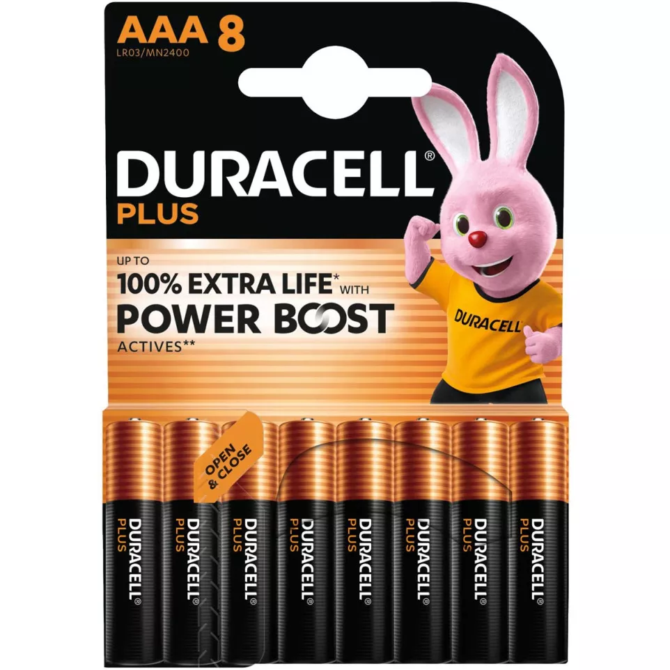 Duracell pile Plus 100% AAA, blister...