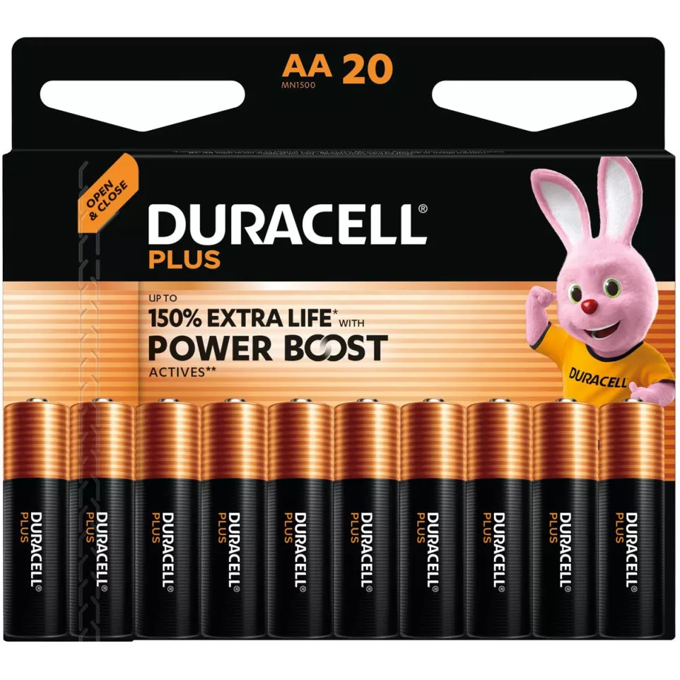 Duracell batterij Plus 100% AA,...