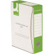 Q-CONNECT archiefdoos, A4, rug 8 cm, in karton van 400 g/m², wit-groen