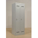 Industriële garderobekast propere industrie, 2 deuren, ft 180 x 60 cm, grijs